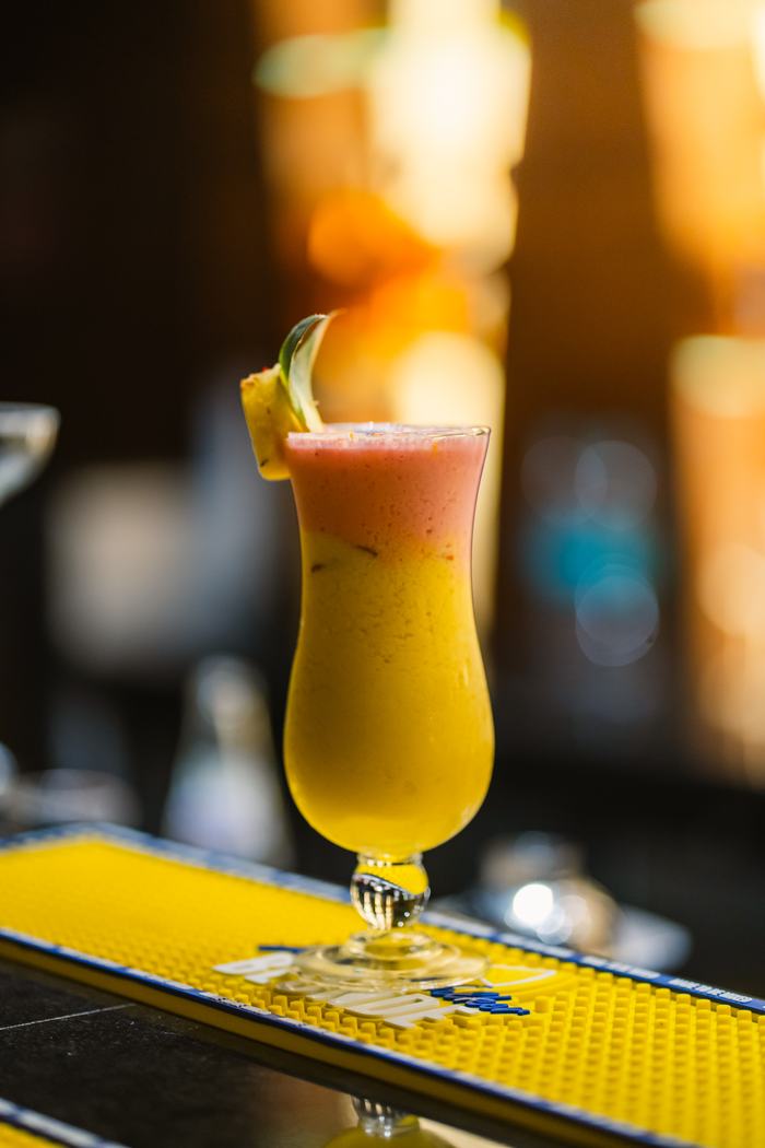 A mango cooler at the bar
