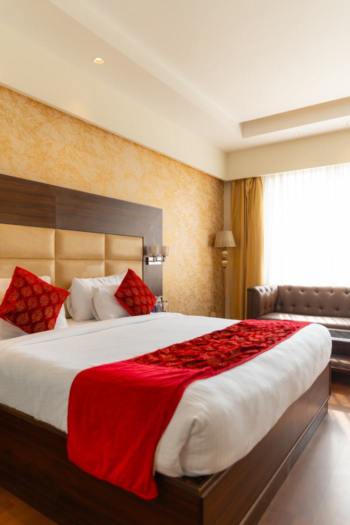 An Executive Room made up in the house palette