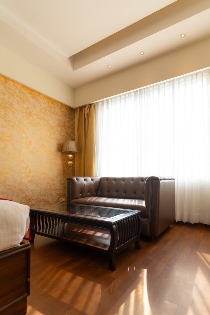 The sitting area of an Executive Room