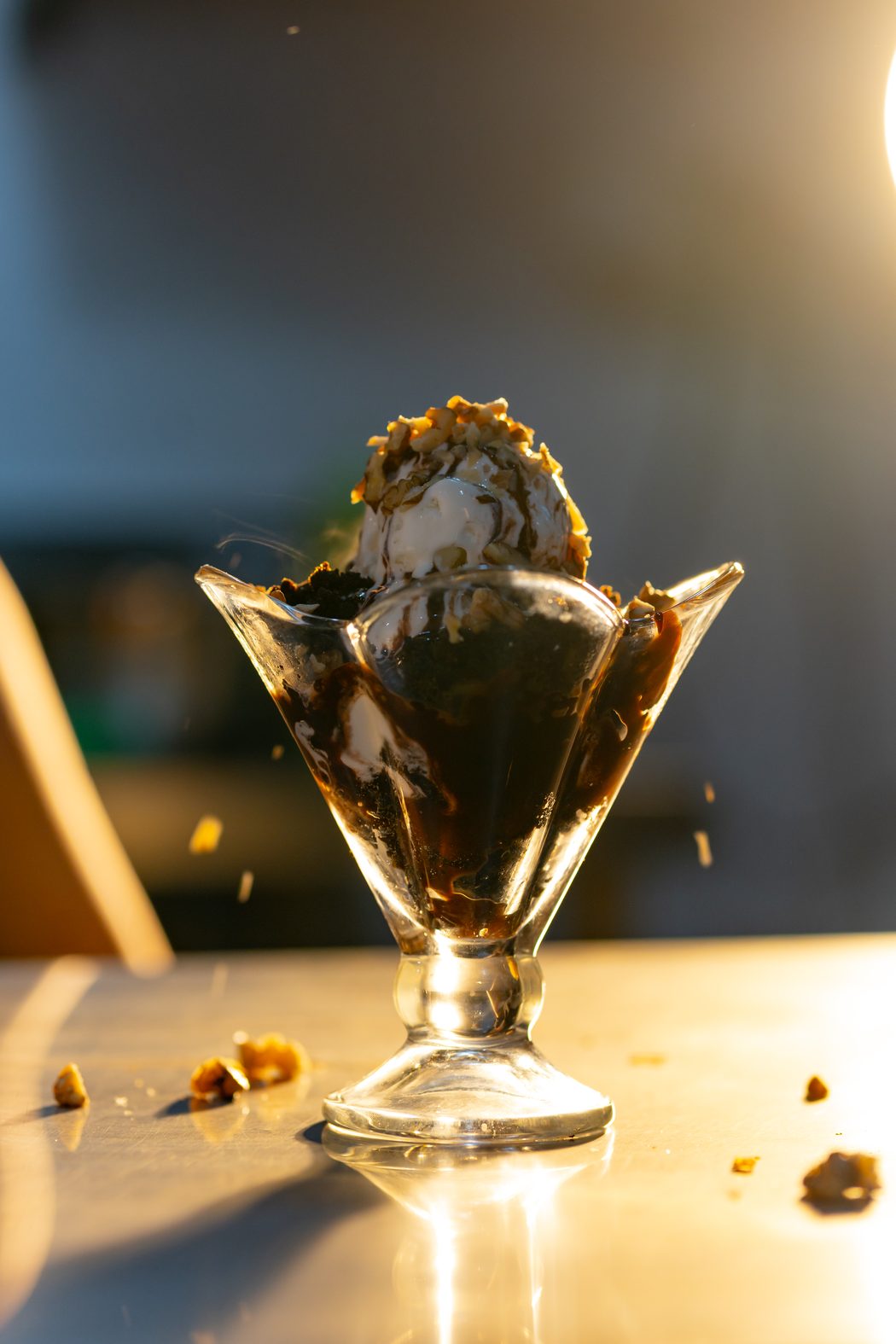 Dessert in the glass